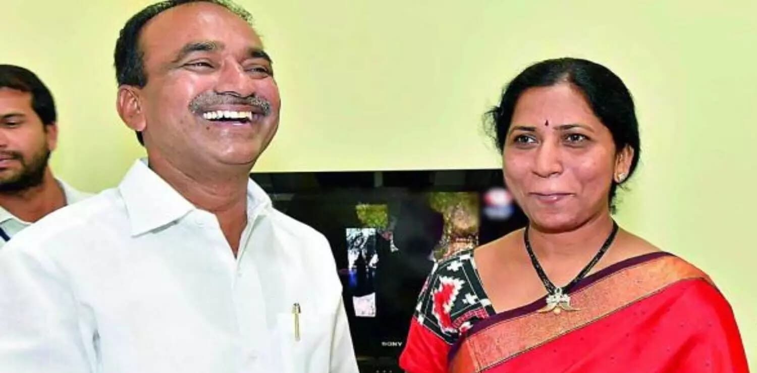 etala rajender family