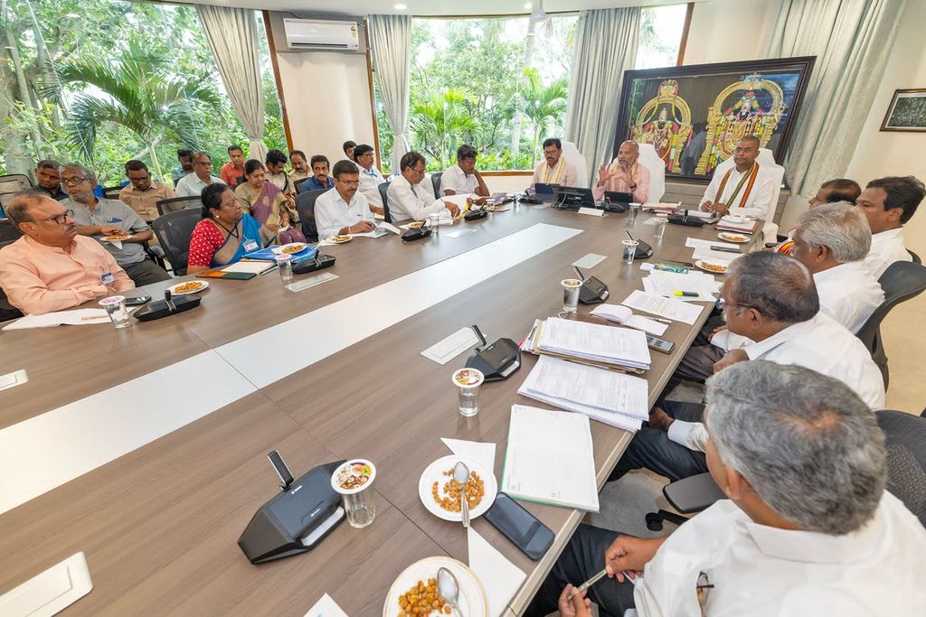 ttd meeting arrangements on navaratri celebes